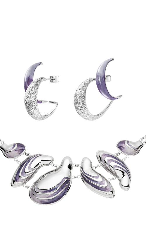 Paul Valentine Underwater Necklace & Hoops Set Riesige Rabatte