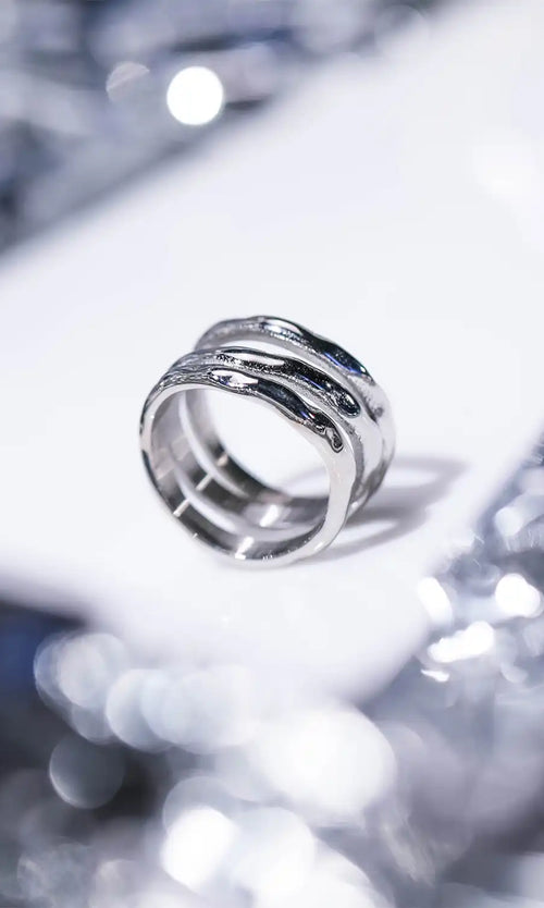 Paul Valentine Molten Triple Ring Fabrikladen