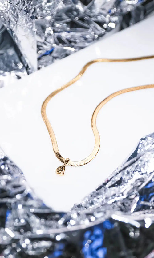 Paul Valentine Molten Sleek Necklace Im Verkauf