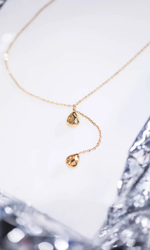 Paul Valentine Molten Y-Necklace 50% Rabatt für begrenzte Zeit