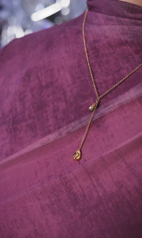 Paul Valentine Molten Y-Necklace 50% Rabatt für begrenzte Zeit