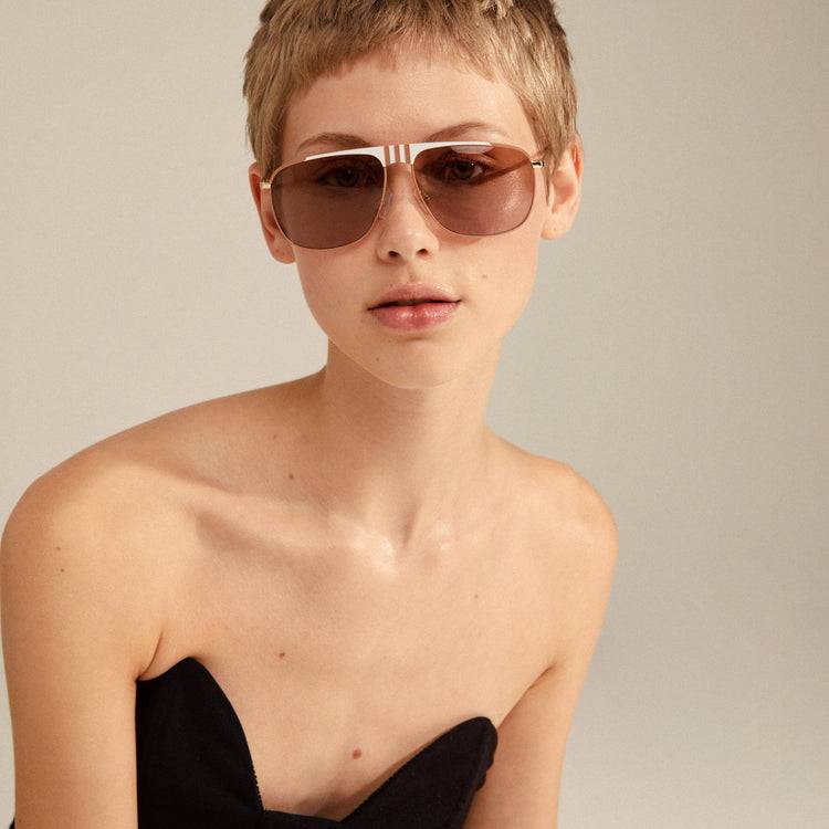 Pilgrim YANARA Sonnenbrille Braun/Gold Speichern exportieren