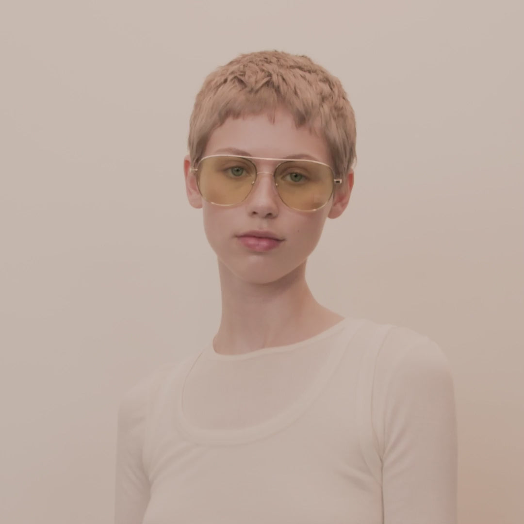 Pilgrim DALLAS Sonnenbrille Gelb/Gold Weihnachtsangebot