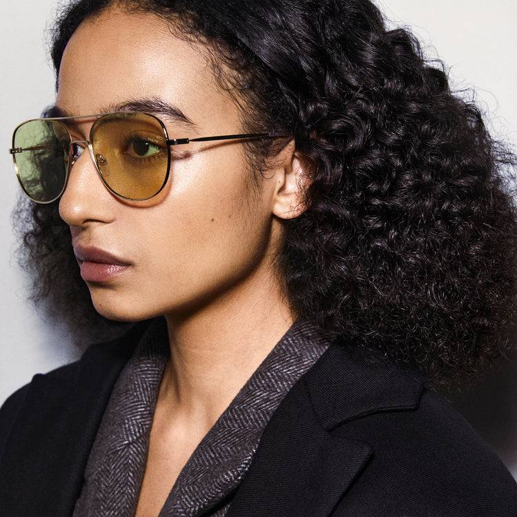 Pilgrim DALLAS Sonnenbrille Gelb/Gold Weihnachtsangebot
