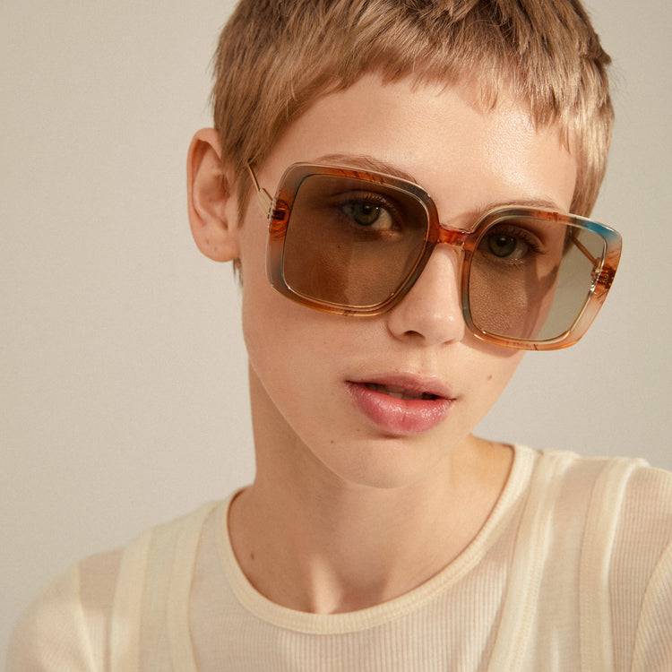 Pilgrim ALIET Sonnenbrille Mehrfarbig/Gold Lagerräumung