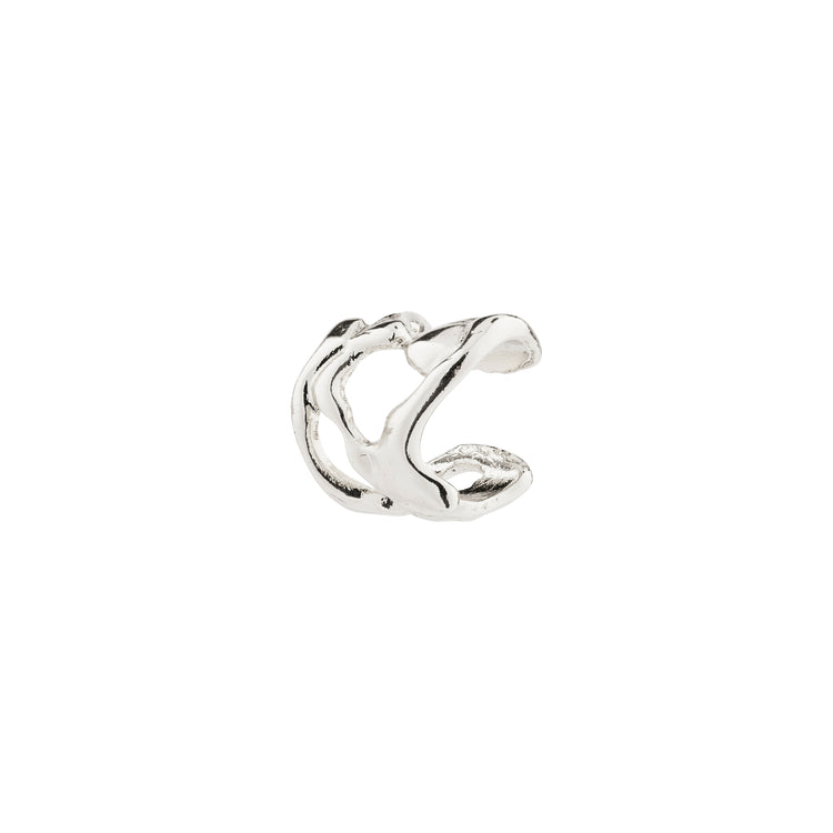 Pilgrim ZENA recycelter Ear Cuff versilbert Begrenzte Freigabe