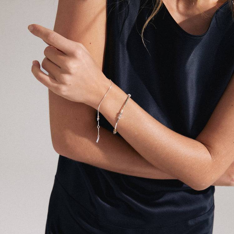 Pilgrim PIXIE Geschenkset, Armband 2-in-1-Set, versilbert Zeitbegrenzte Promotion
