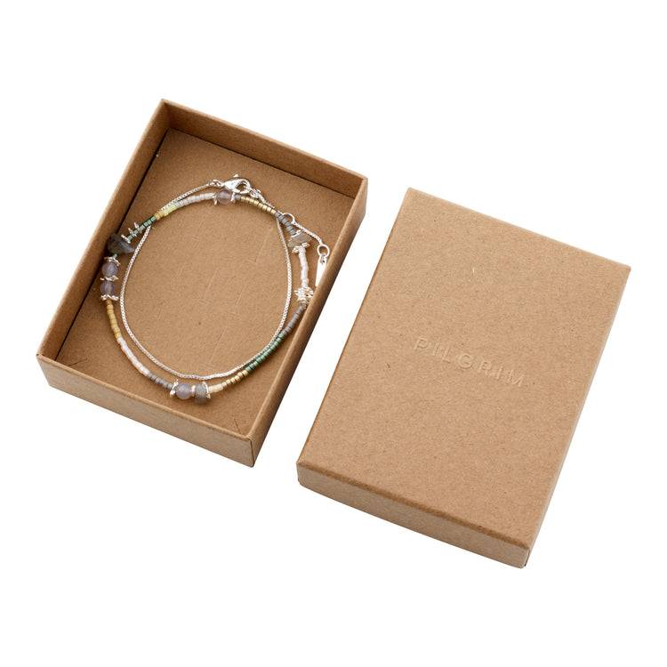 Pilgrim PIXIE Geschenkset, Armband 2-in-1-Set, versilbert Zeitbegrenzte Promotion