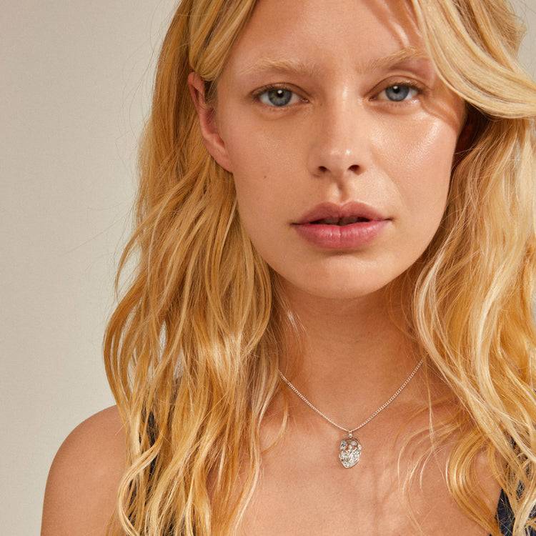 Pilgrim SUN Halskette aus recycelten Münzen versilbert Bis zu 55% Rabatt