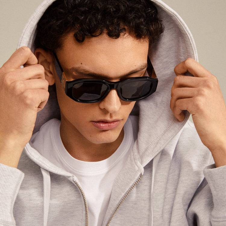 Pilgrim ZAYN Recycelte Sonnenbrille Schwarz/Gold im Angebot