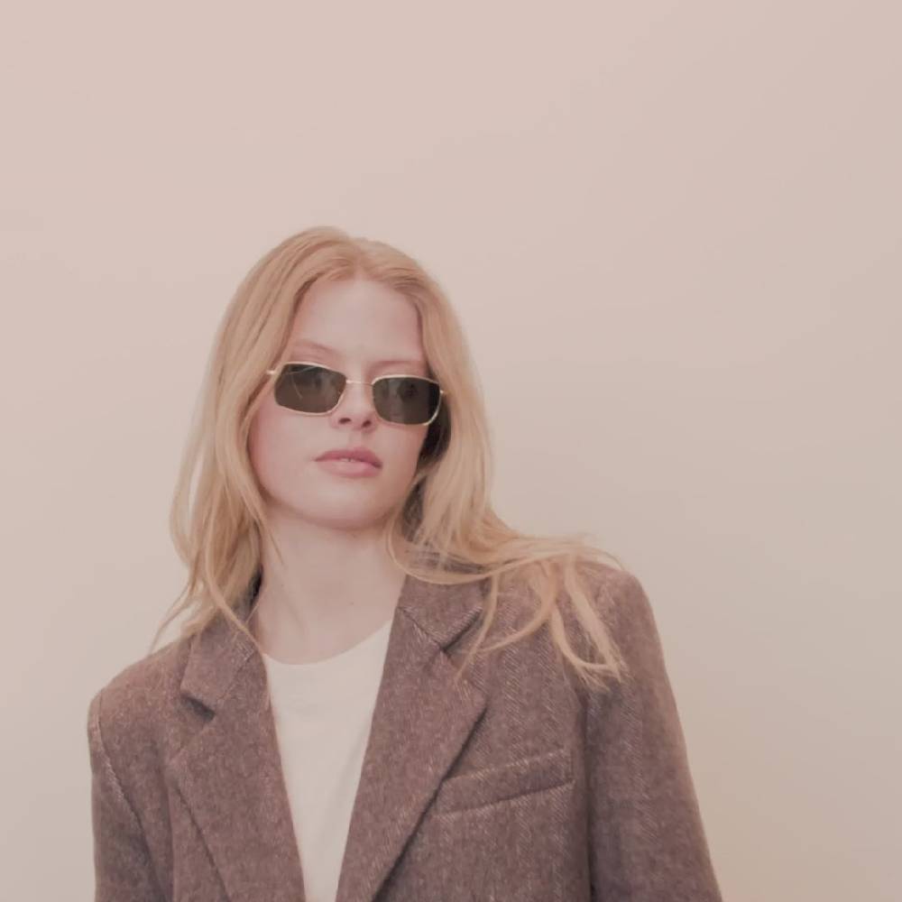 Pilgrim YEIDER Sonnenbrille Grün/Gold Fabrikverkauf