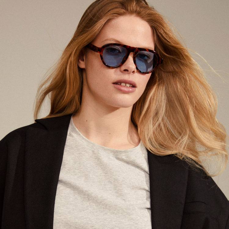 Pilgrim YARIL Recycelte Sonnenbrille Schildpatt-Braun Rabatt