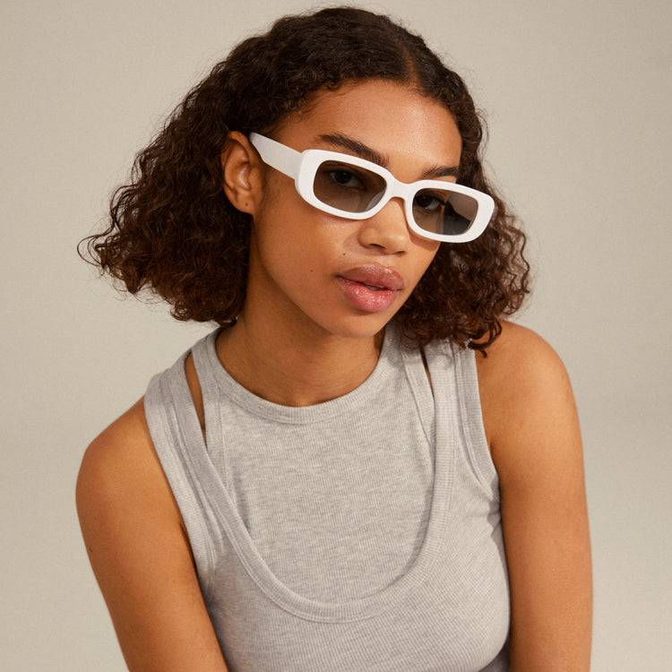 Pilgrim YANSEL Recycelte Sonnenbrille Weiß Cyber Monday
