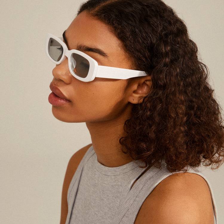 Pilgrim YANSEL Recycelte Sonnenbrille Weiß Cyber Monday