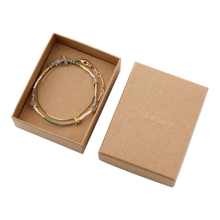 Pilgrim PIXIE Geschenkset, Armband 2-in-1-Set, vergoldet Muttertagsangebot