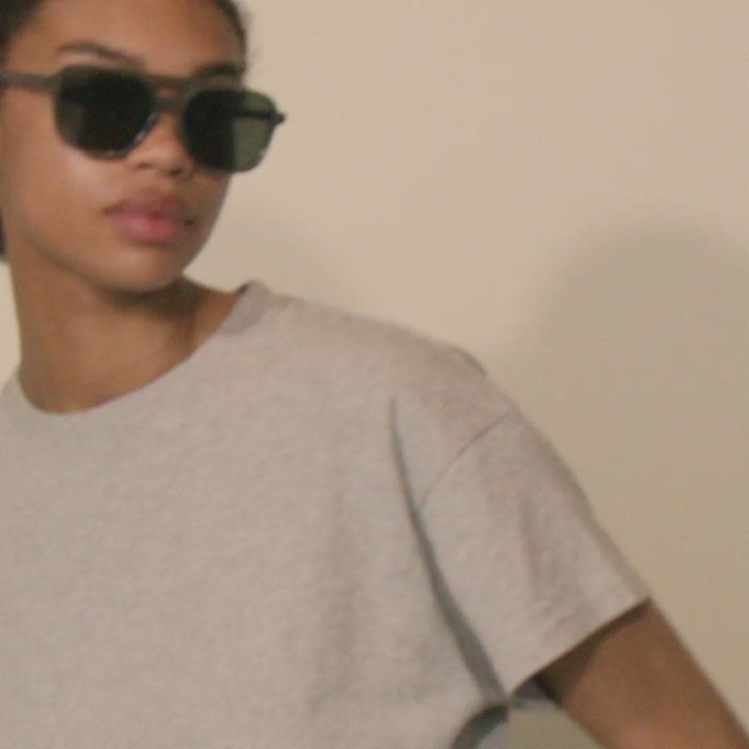 Pilgrim ELODIE Piloten-Sonnenbrille grau Kostenloser Versand international