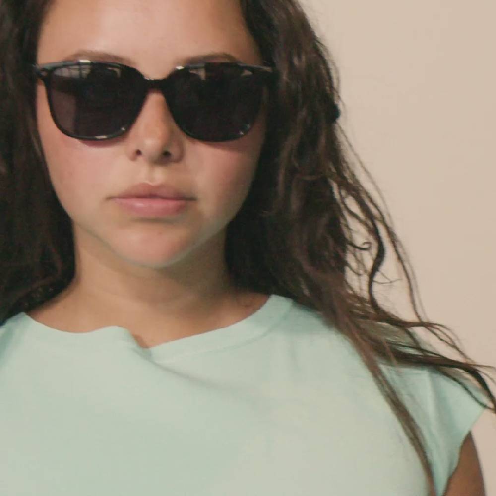 Pilgrim JAMILA recycelte Sonnenbrille in dunklem Schildpatt 50% Rabatt für begrenzte Zeit