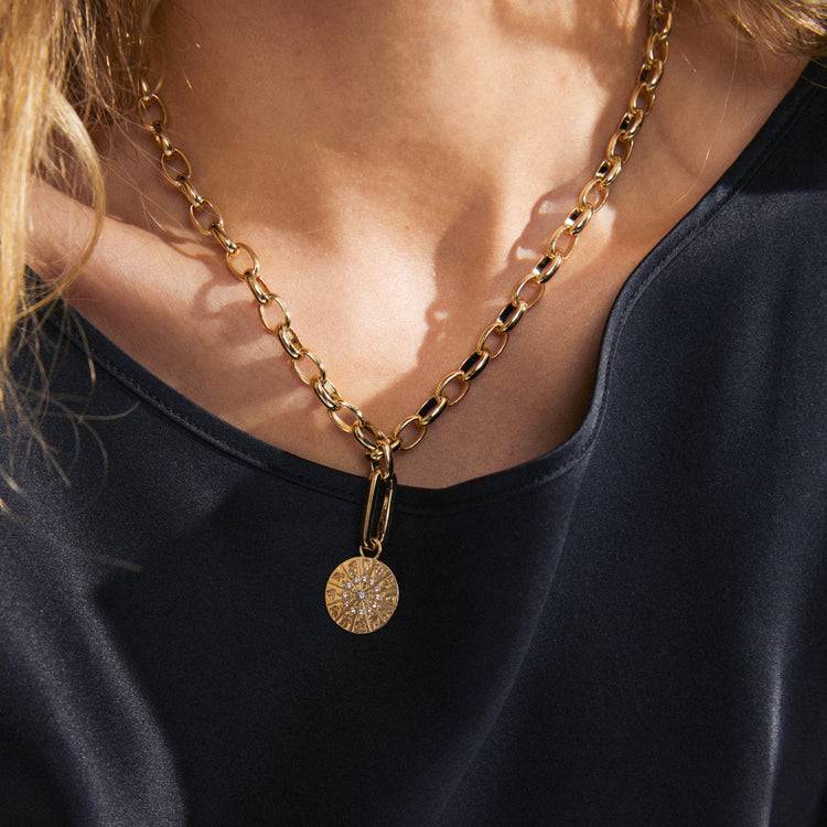 Pilgrim CHARM recycelter Horoskop-Anhänger, vergoldet Günstig kaufen