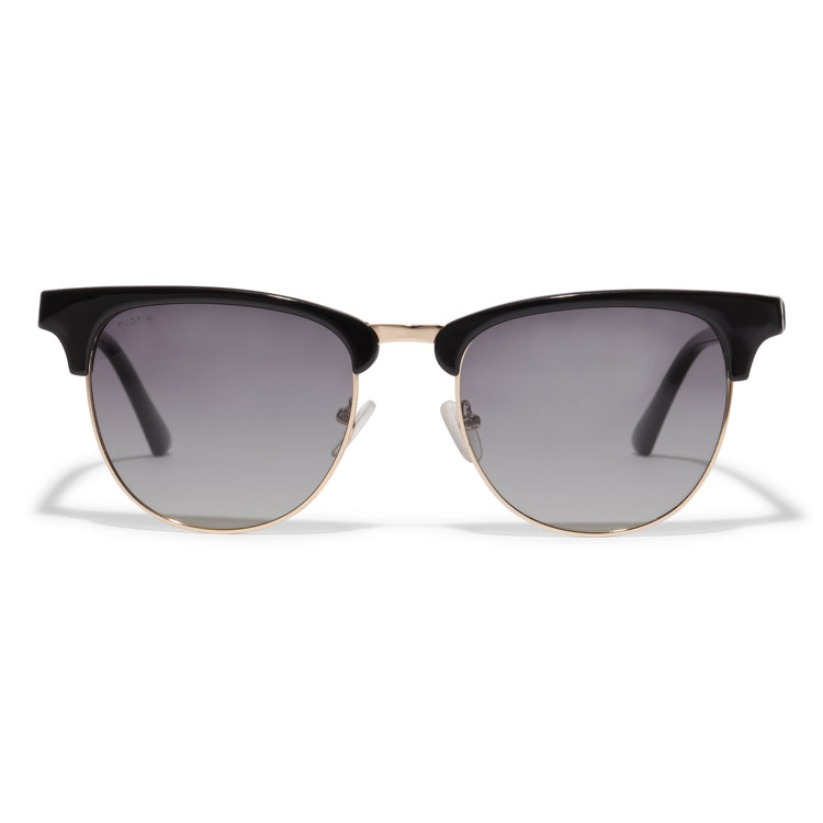 Pilgrim CHARLIE Sonnenbrille Schwarz/Gold Neueste Mode