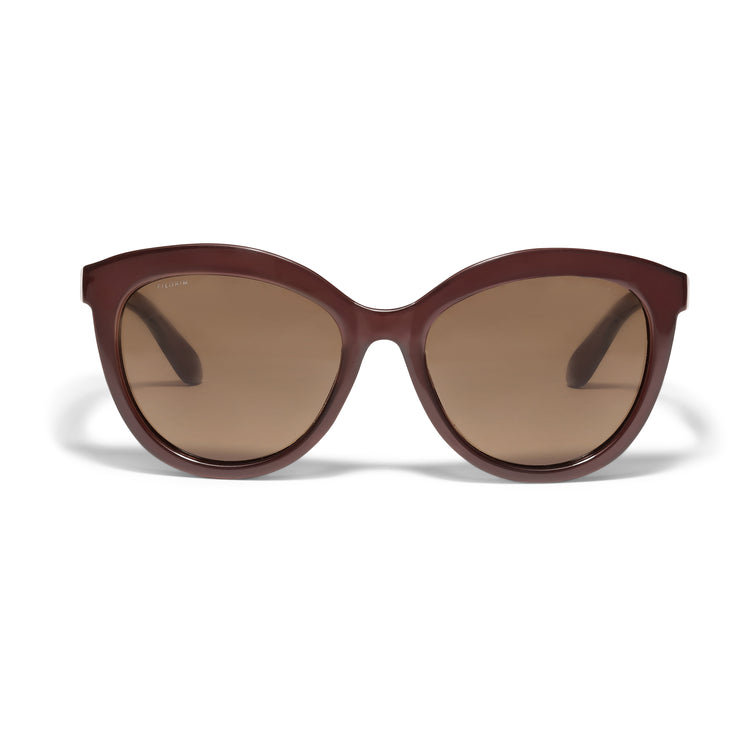Pilgrim MARLENE recycelte Cat-Eye-Sonnenbrille braun Exklusive Angebote