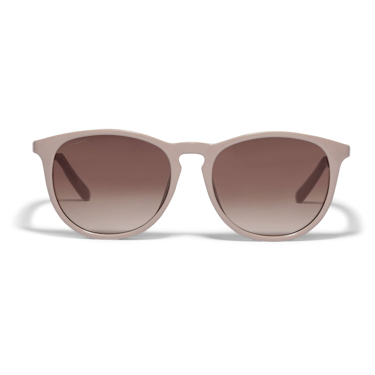 Pilgrim CAMILLA recycelte klassische Sonnenbrille hellbraun Blitzangebot