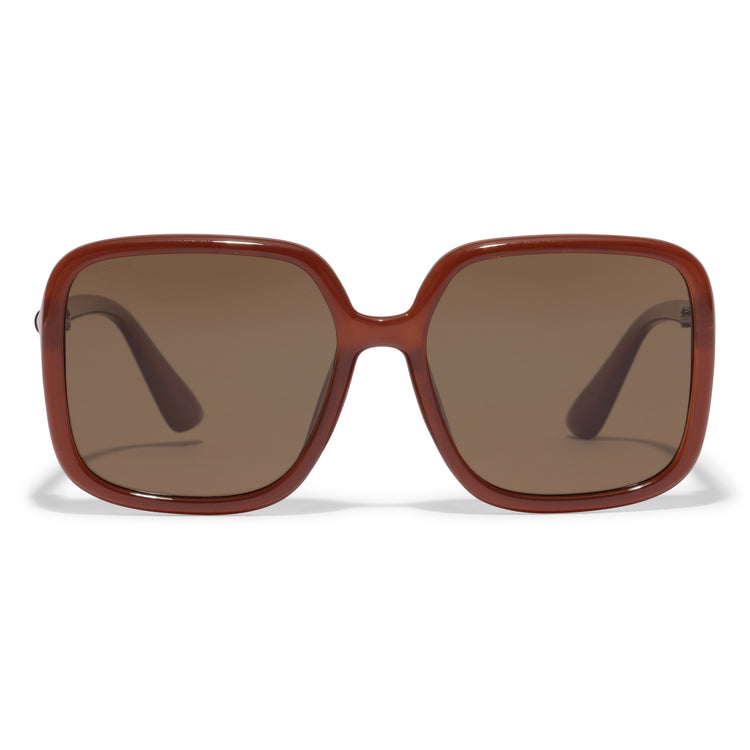Pilgrim MILAN oversized Retro-Sonnenbrille braun Neuheiten