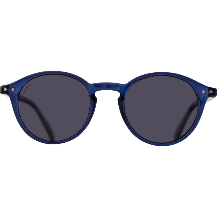 Pilgrim ROXANNE klassische runde Sonnenbrille, blau Sonderangebote