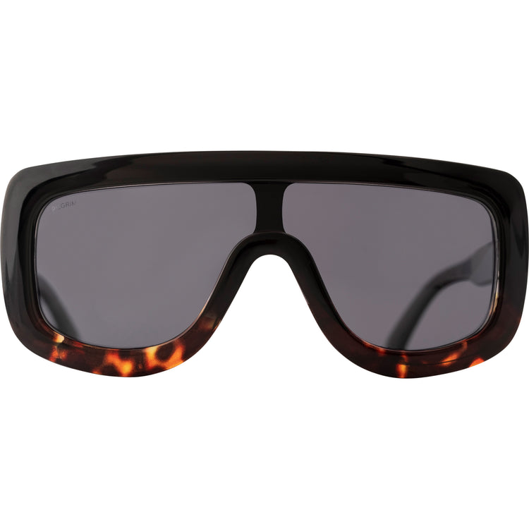 Pilgrim FIDELIA oversized Shield-Sonnenbrille, Schildpatt dunkel Riesige Ersparnisse
