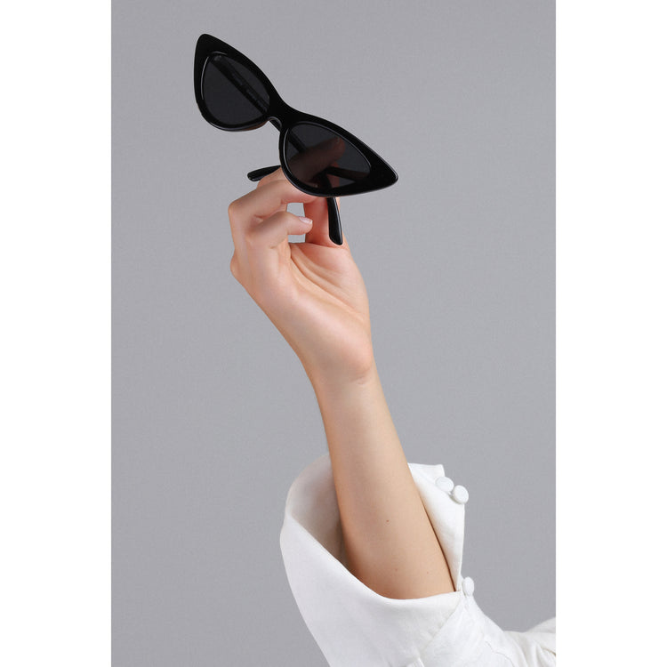Pilgrim JOSELINE Cat-Eye-Sonnenbrille schwarz Cyber Monday