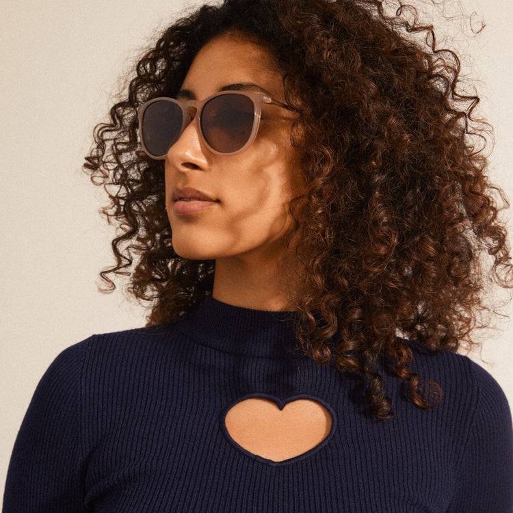 Pilgrim VANILLE Sonnenbrille hellgrau/Gold Weihnachtsangebot