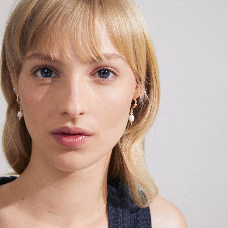 Pilgrim CONSTANCE Ohrringe 2-in-1-Set vergoldet Begrenzt auf 3 Tage