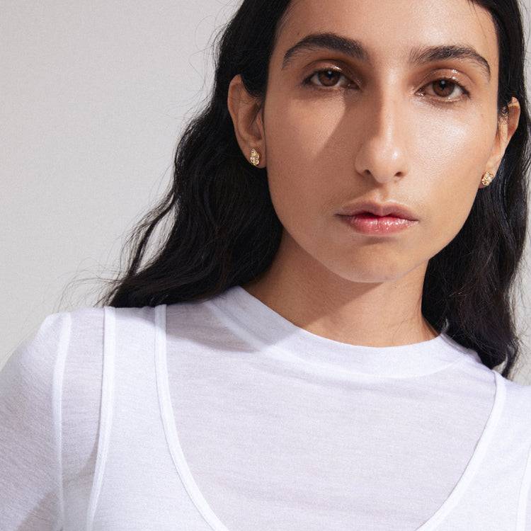 Pilgrim INAYA recycelte Ohrringe vergoldet Fabrik Onlineshop