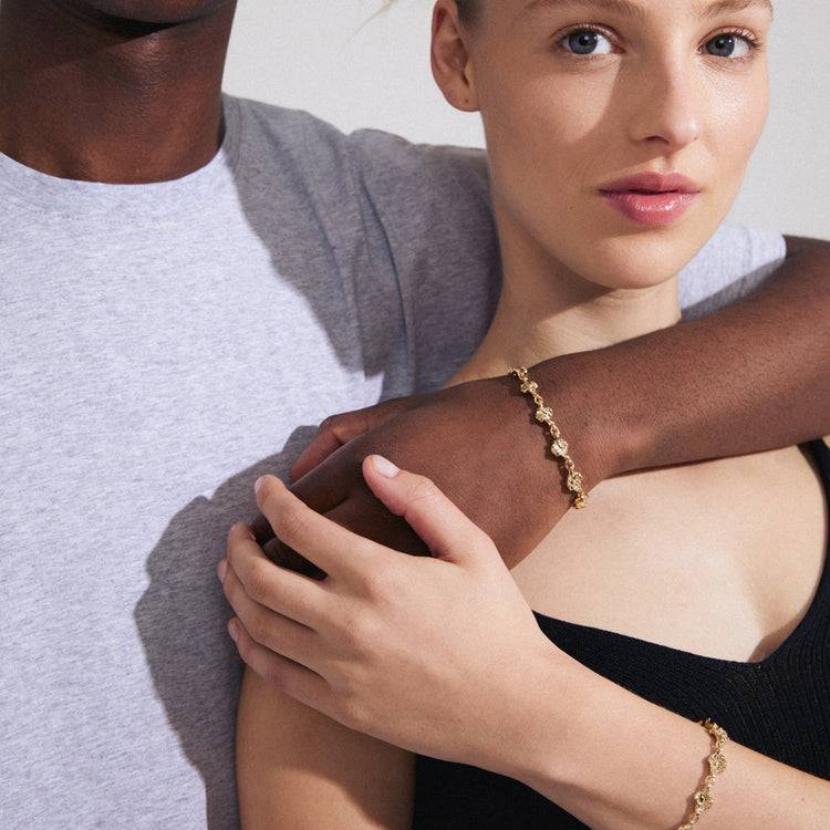 Pilgrim INAYA recyceltes Armband vergoldet Fabrikpreis