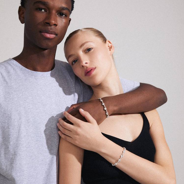 Pilgrim INAYA recyceltes Armband versilbert Versandkostenfrei