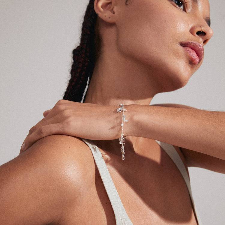 Pilgrim PRUCENCE recyceltes Armband versilbert Bis zu 50% Rabatt