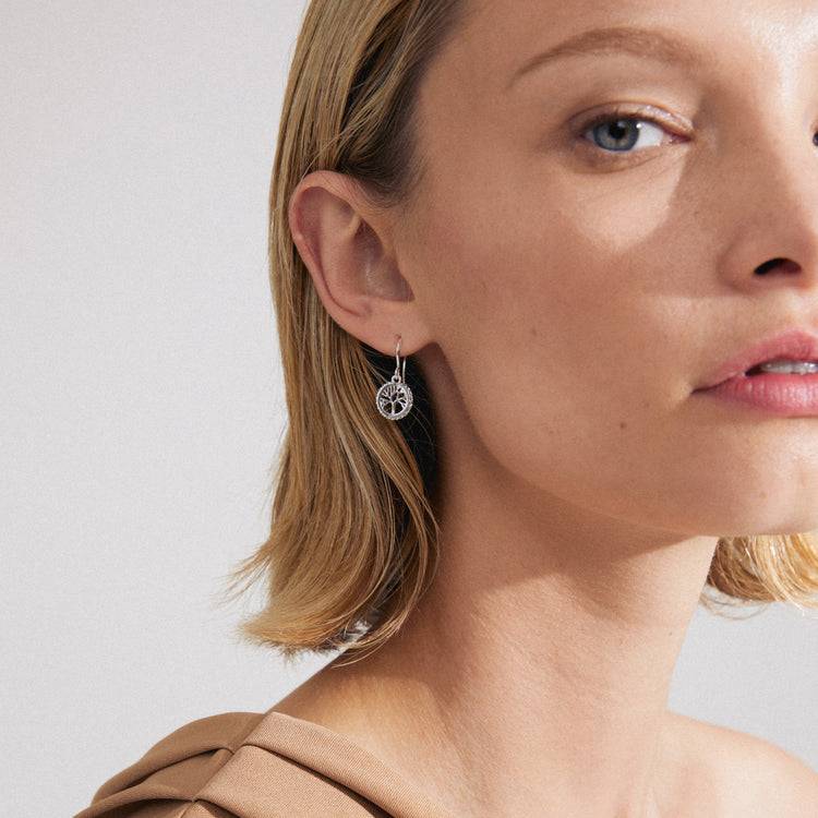 Pilgrim ALIA recycelte Ohrringe versilbert im Angebot