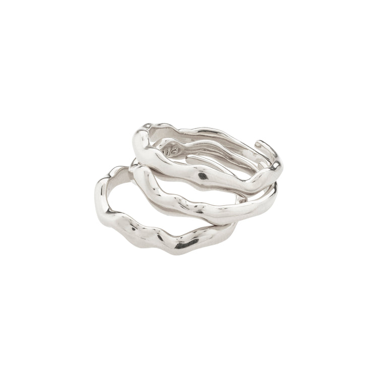 Pilgrim PENELOPE recycelter Ring versilbert Fabrik Onlineshop