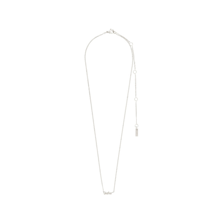 Pilgrim SISTER recycelte Halskette versilbert Sonderangebot