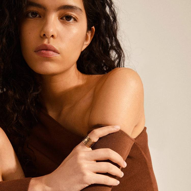 Pilgrim CAROL breiter Ring mit roségold plattiert Zeitlich begrenztes Angebot