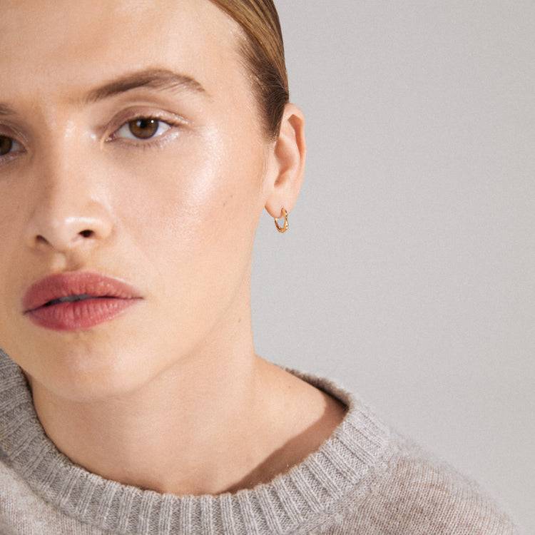 Pilgrim KYRA recycelter, einzelner Ohrring vergoldet Flash Sale