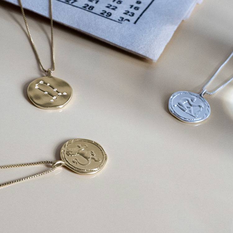 Pilgrim LÖWE recycelte Sternzeichen-Halskette, vergoldet Fabrik Onlineshop