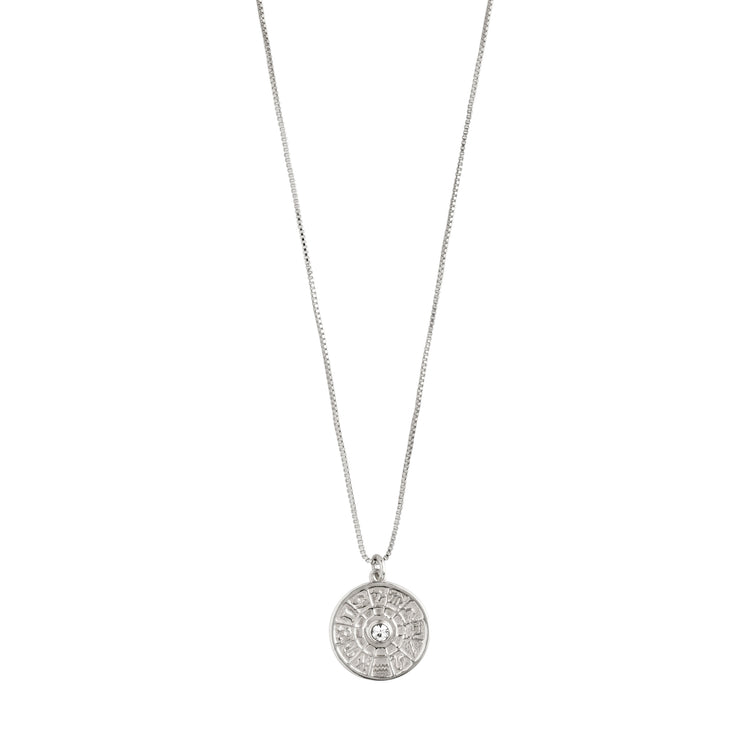 Pilgrim Halskette : Fia : Versilbert : Kristall Blitzangebot