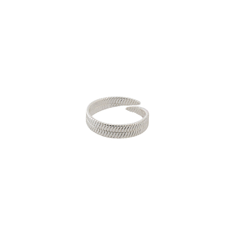 Pilgrim NOREEN recycelter Ring, versilbert Kostenloser Versand international