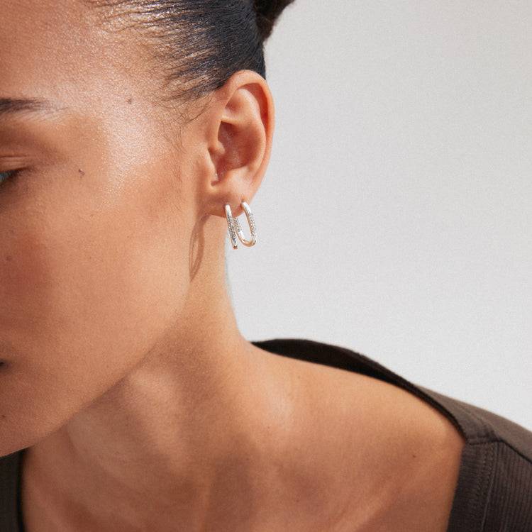 Pilgrim STAR recycelte Hoops, versilbert Online Outlet