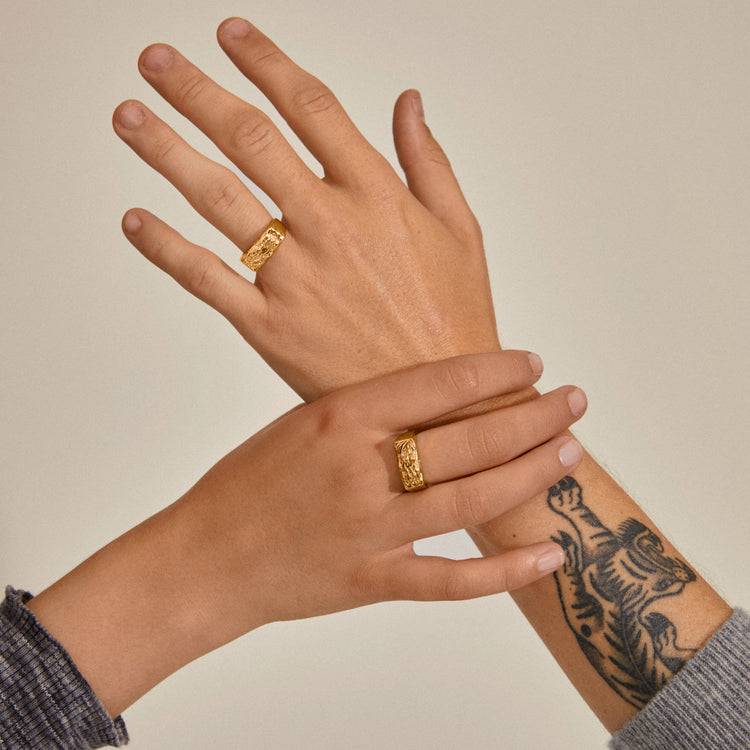 Pilgrim STAR recycelter Ring vergoldet Exklusive Angebote