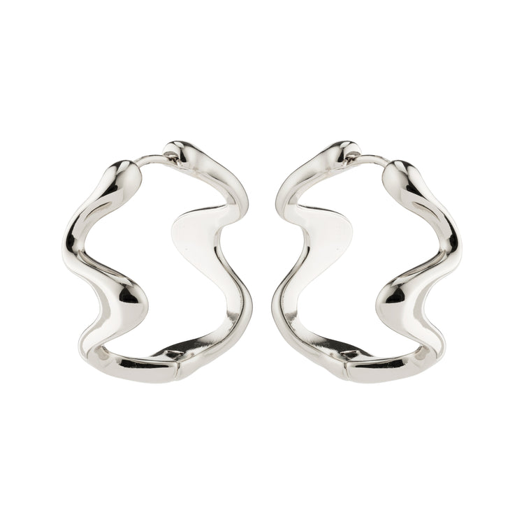 Pilgrim MOON recycelte Hoops versilbert Sonderangebot der Fabrik