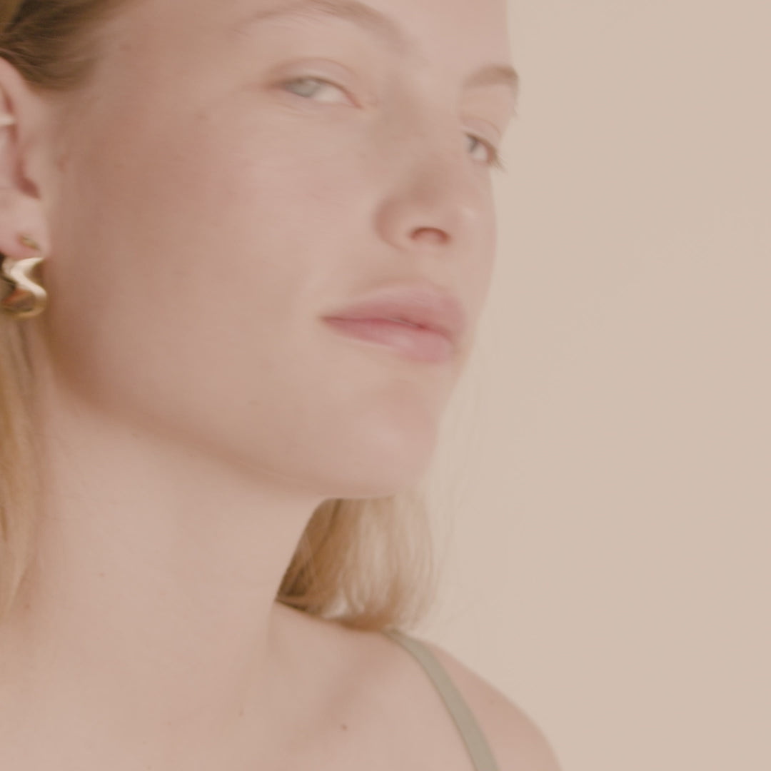 Pilgrim MOON recycelte Hoops vergoldet Discount Store für neue Produkte