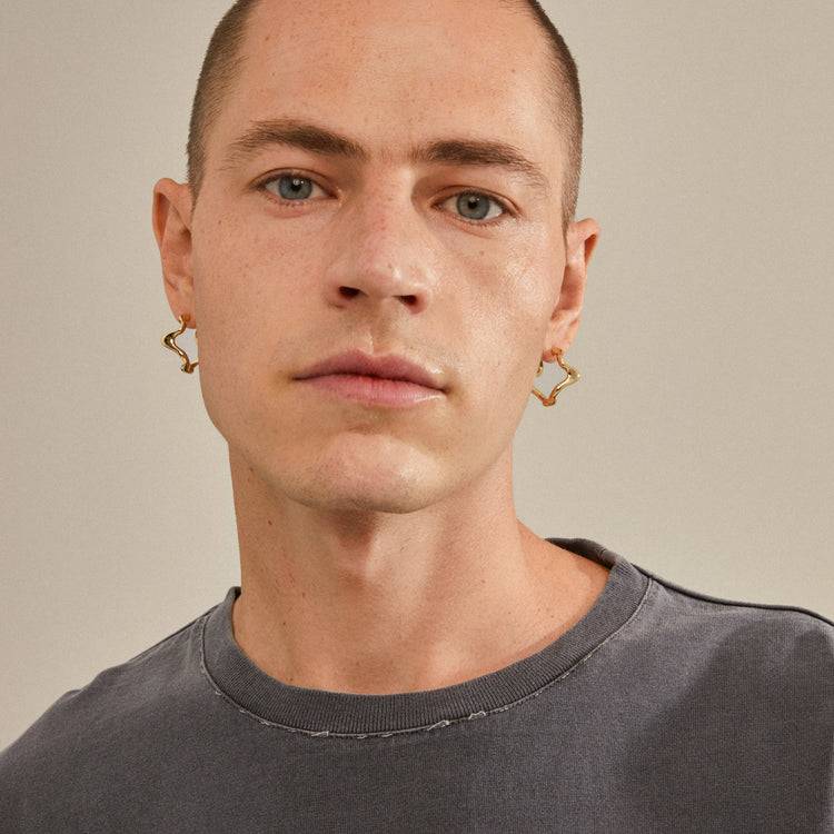 Pilgrim MOON recycelte Hoops vergoldet Discount Store für neue Produkte