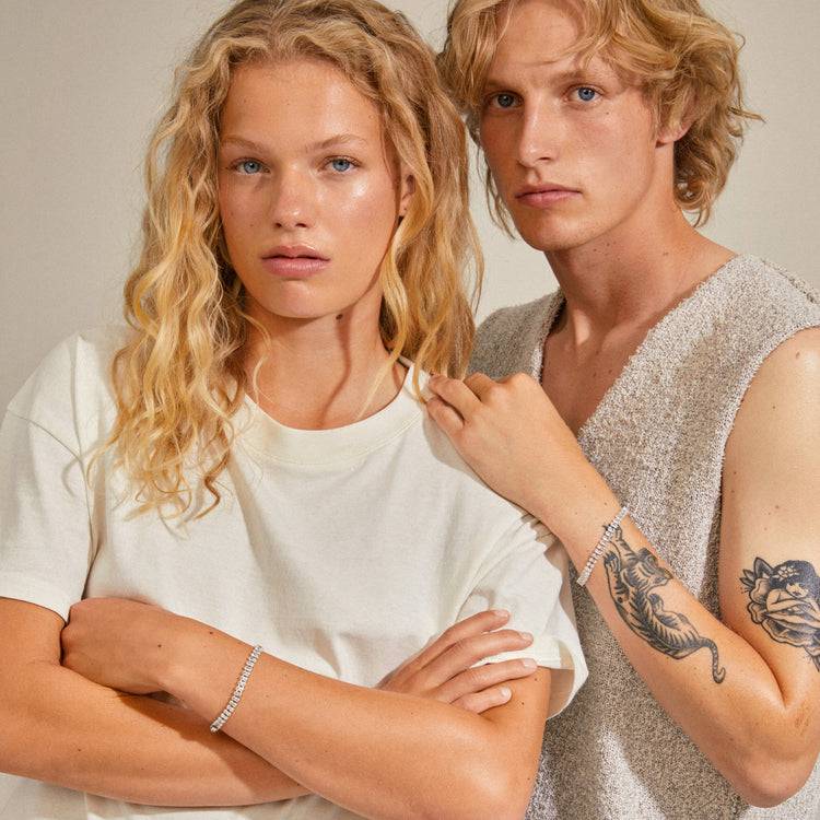 Pilgrim RUE Armband versilbert 50% Rabatt für begrenzte Zeit