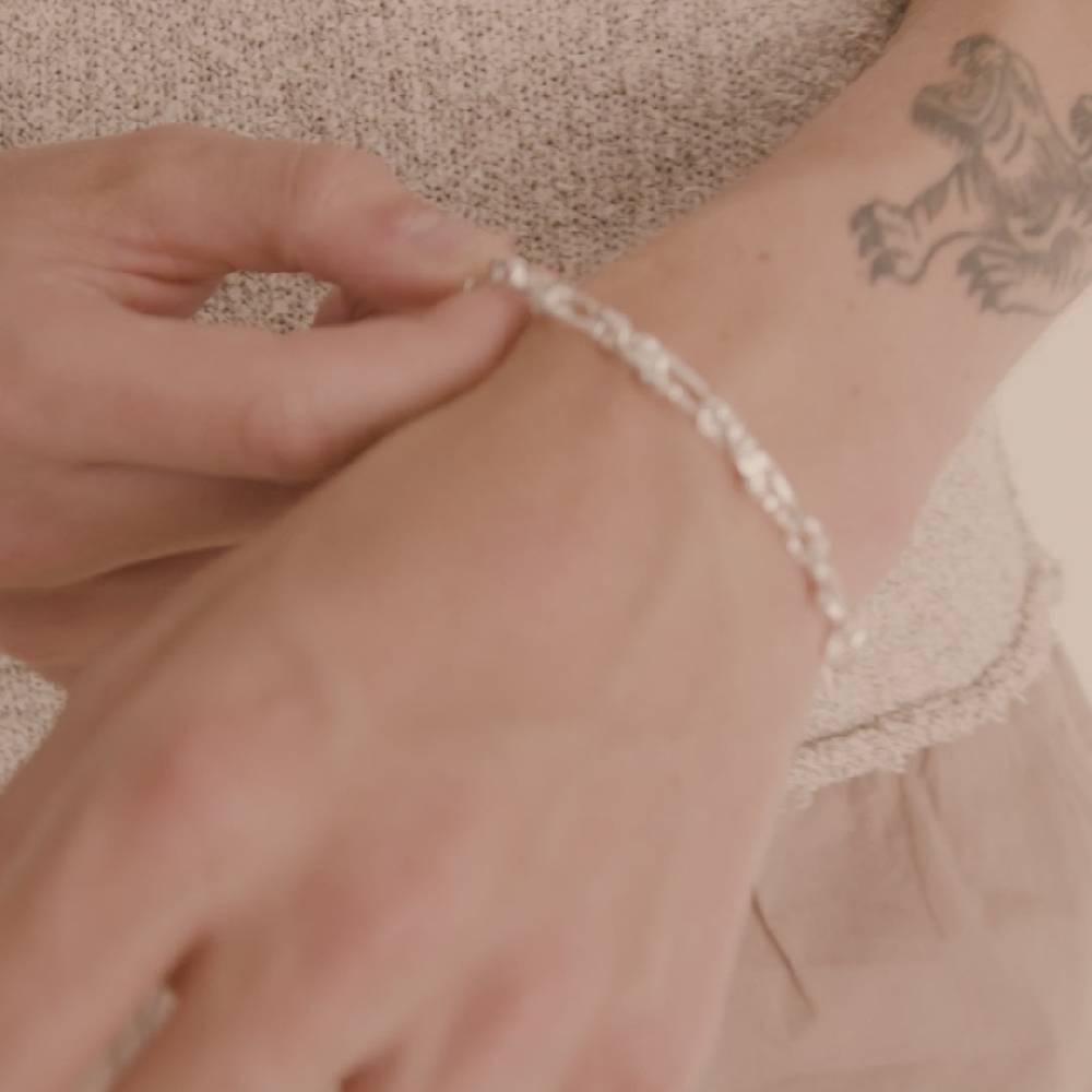 Pilgrim RANI recyceltes Armband versilbert Lagerräumung
